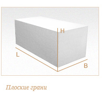 Газобетонный блок ГРАС D600, B3.5, 600x250x350 мм